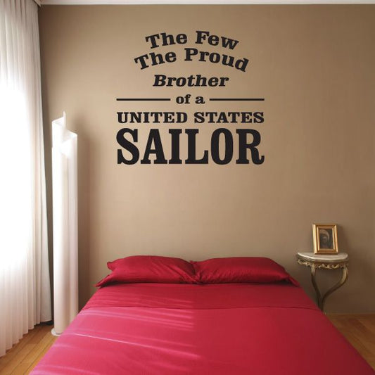 Image of Brother of a US Sailor Decal