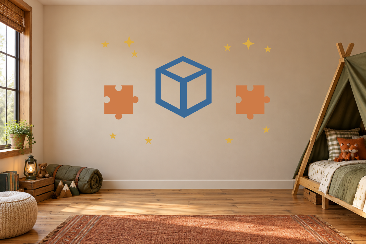 Build Big Dreams Playroom Wall Decal Kit