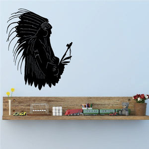 Bull riding wall decal, black silhouette rider with raised arms and lasso