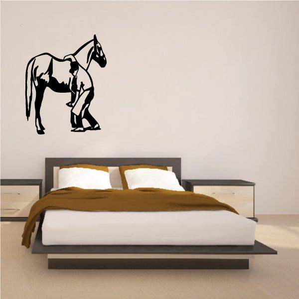 Image of Bull Riding Wall Decal - Vinyl Decal - Car Decal - 050