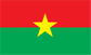 Burkinafaso Flag Sticker, isolated printed sticker artwork