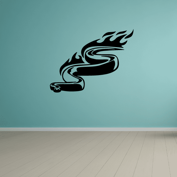 Image of Burning Snake Decal