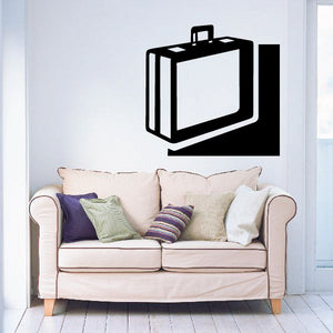 Business briefcase decal featuring a black suitcase outline icon.