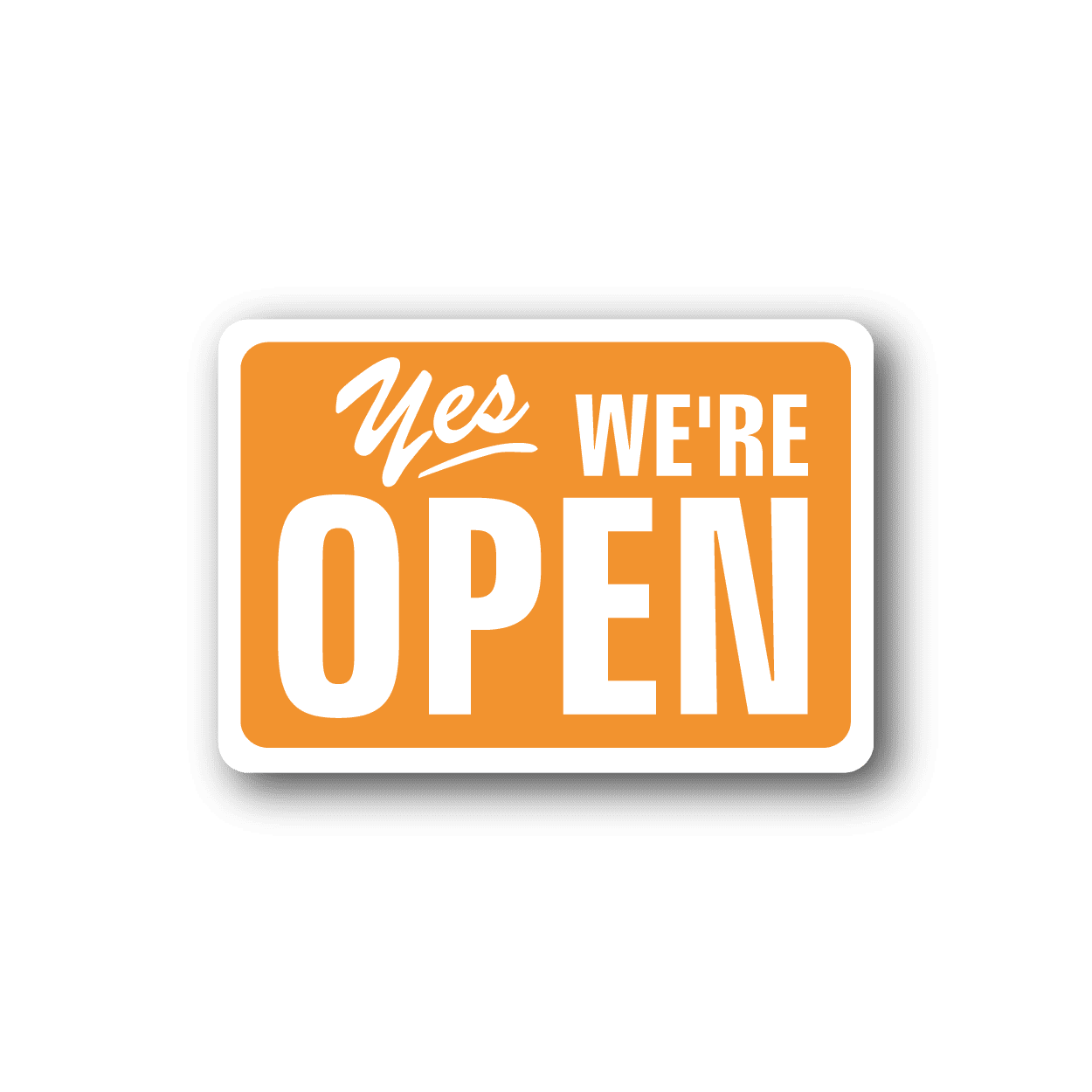 Image of Business Open Closed Sign Wall Decal - Vinyl Sticker - Car Sticker - Die Cut Sticker - CD004