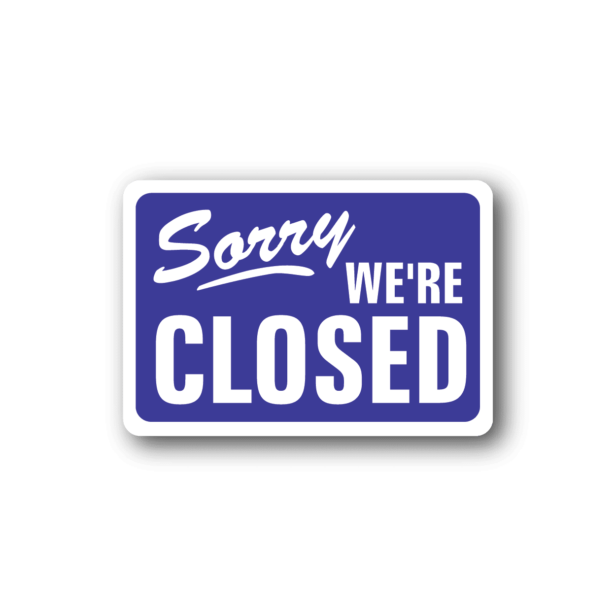 Image of Business Open Closed Sign Wall Decal - Vinyl Sticker - Car Sticker - Die Cut Sticker - CD005