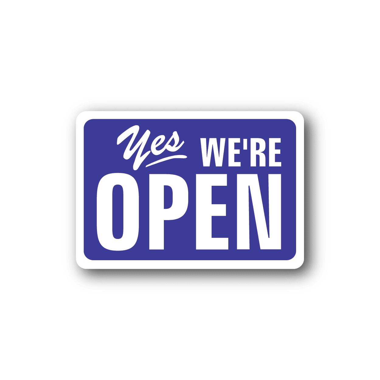 Image of Business Open Closed Sign Wall Decal - Vinyl Sticker - Car Sticker - Die Cut Sticker - CD006