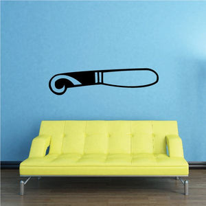 Butter knife wall decal, black outline design