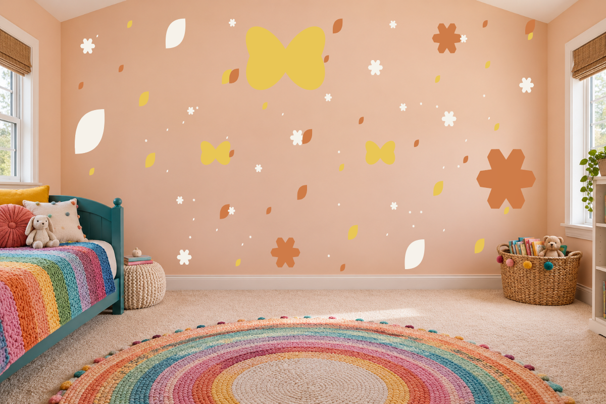 Butterfly Garden Wall Decal Kit