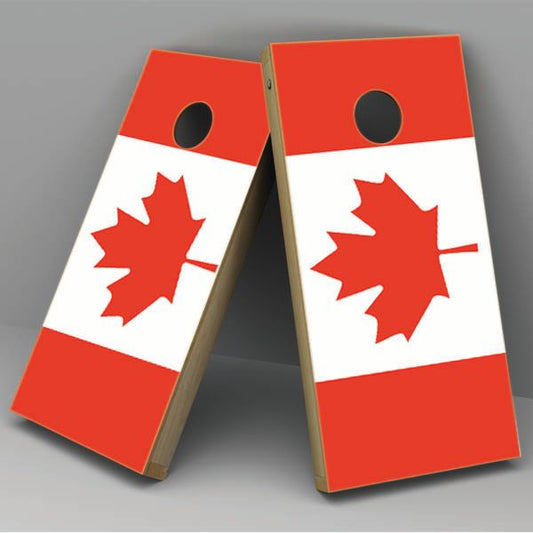 Canada Flag Cornhole Board Vinyl Decal Wrap