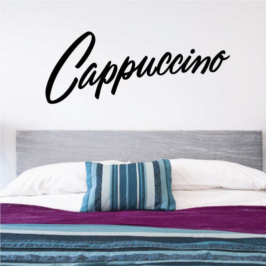 Image of Cappuccino Wall Decal - Vinyl Decal - Car Decal - Business Sign - MC245