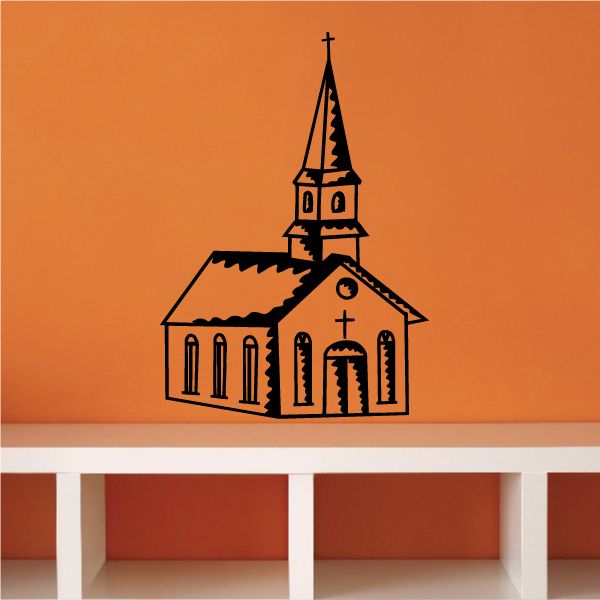 Image of Cathedral Church Decal