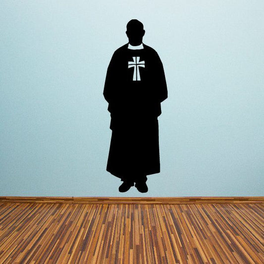 Image of Catholic Priest Decal 