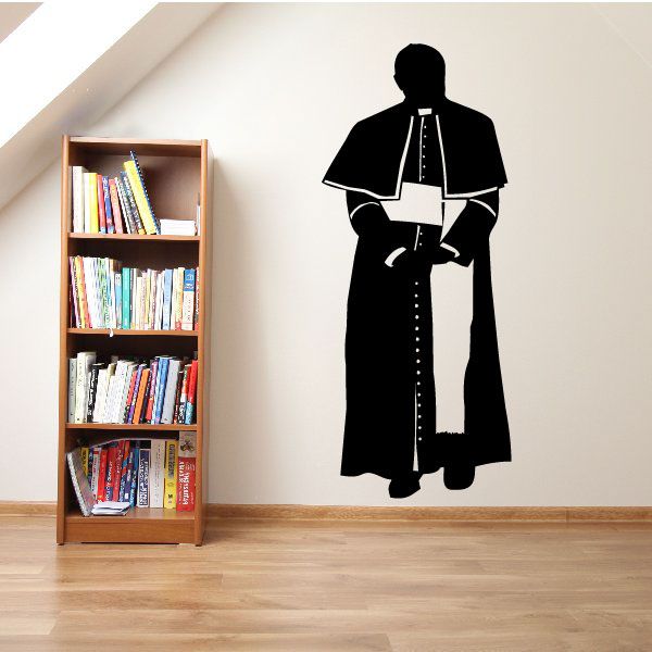 Image of Catholic Priest Decal 