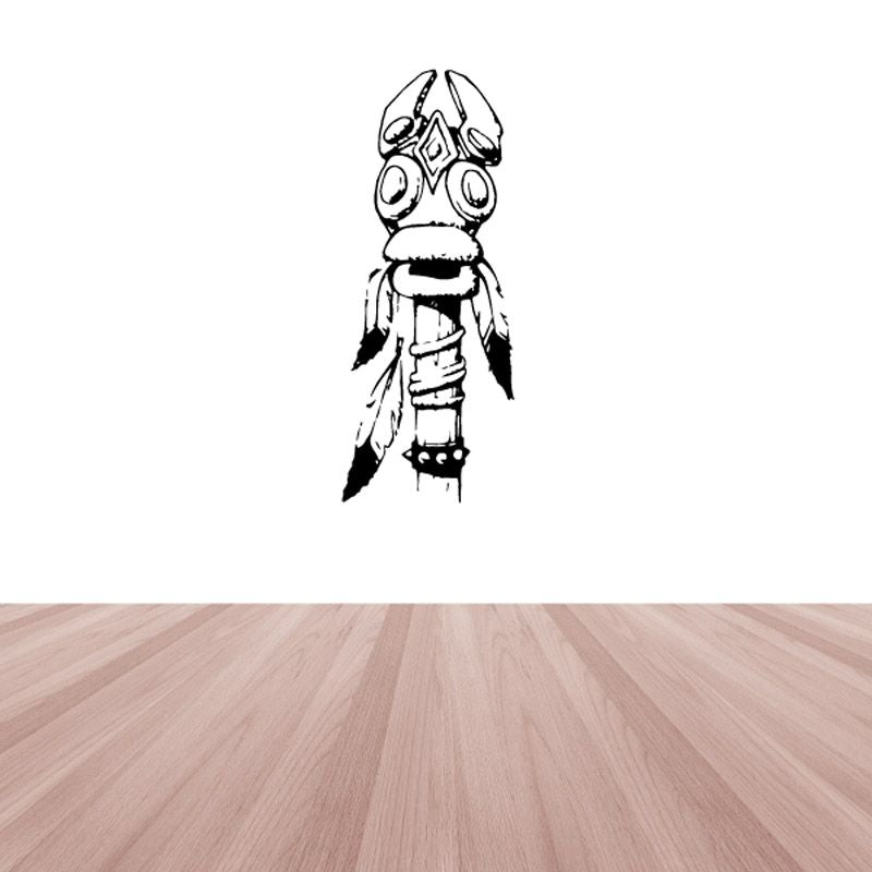 Ceremonial Club decal black-and-white cartoon skull, goggles, long coat