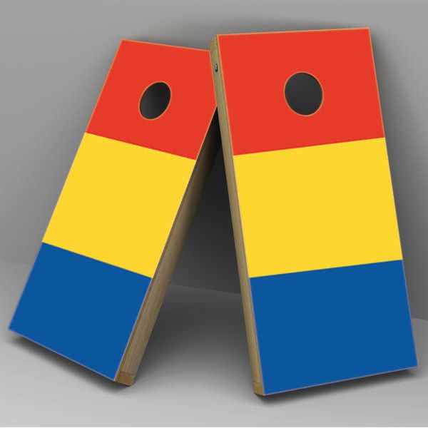 Chad Flag Cornhole Board Vinyl Decal Wrap