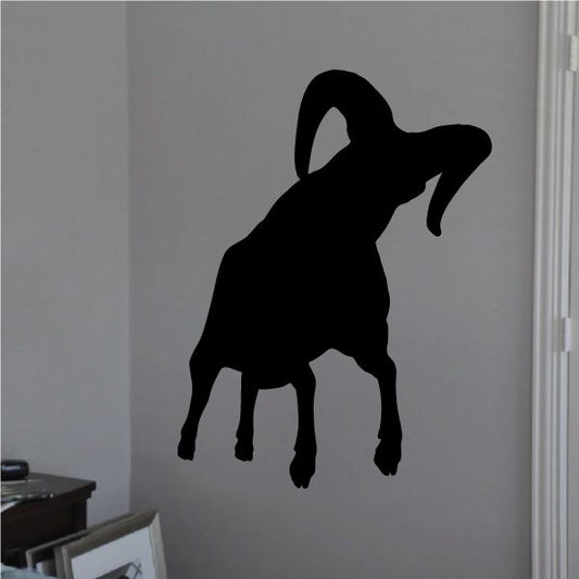 Image of Charging Ram Silhouette Decal