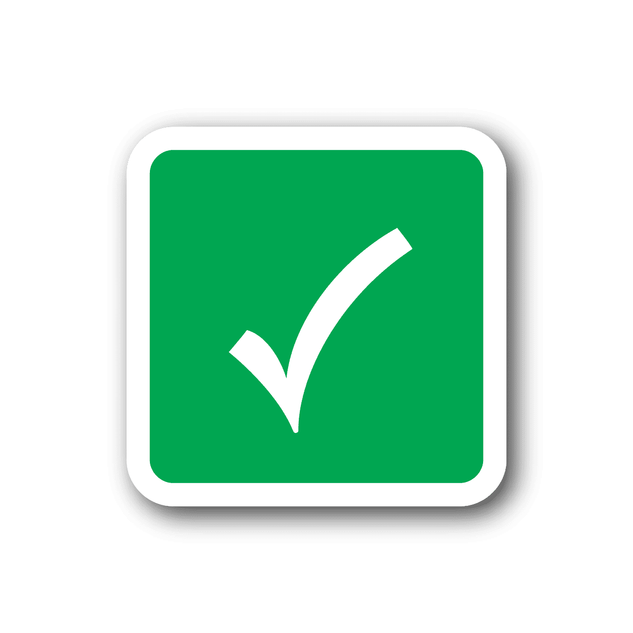 Image of Check Mark Sticker