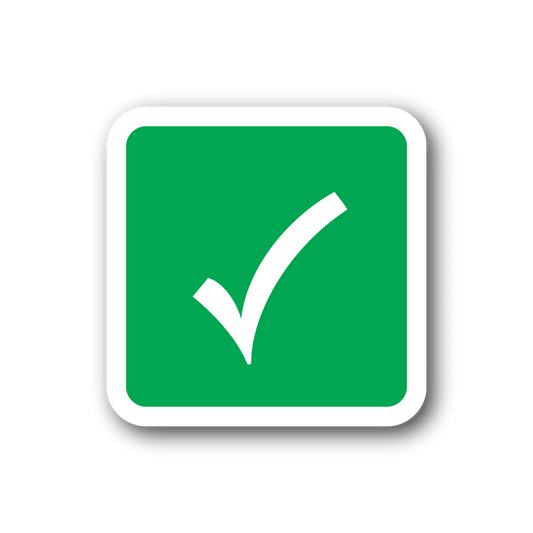 Image of Check Mark Sticker