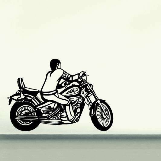 Image of Chopper Wall Decal - Vinyl Decal - Car Decal - SM031