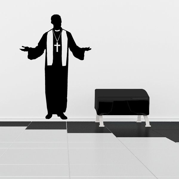 Image of Christian Priest Decal