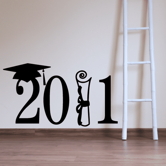 Image of Class of Any Year Scroll Diploma Decal