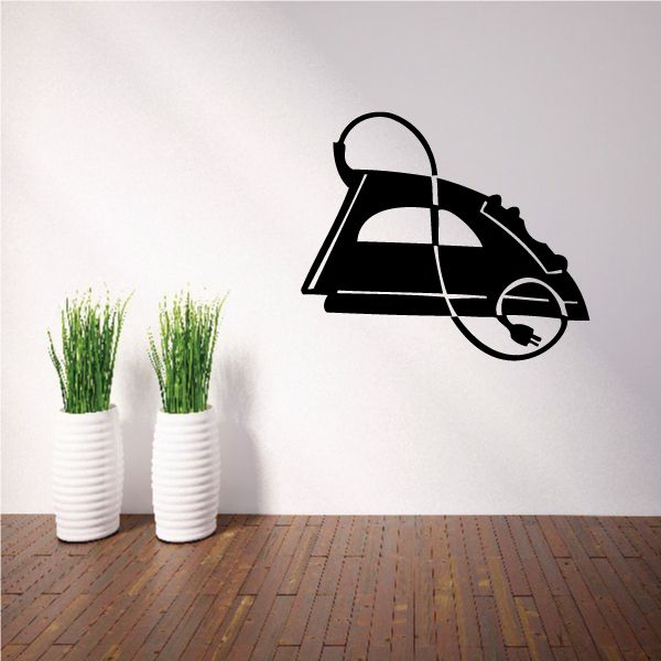 Image of Clothes Iron Decal