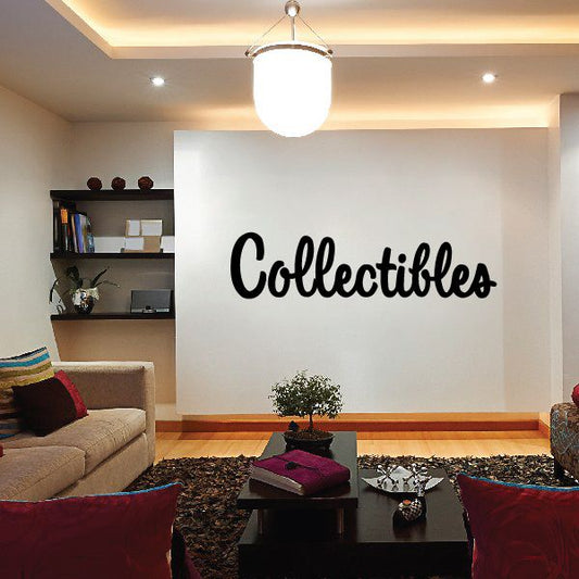 Image of Collectibles Wall Decal - Vinyl Decal - Car Decal - Business Sign - MC284