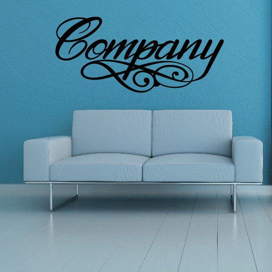 Image of Company Wall Decal - Vinyl Decal - Car Decal - Business Sign - MC02