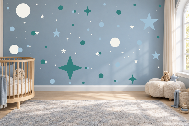 Cosmic Sparkles Wall Decal Kit