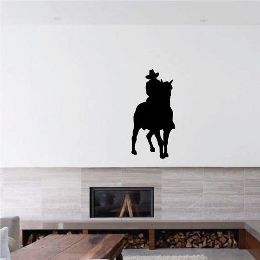 Image of Cowboy Wall Decal - Vinyl Decal - Car Decal - 141