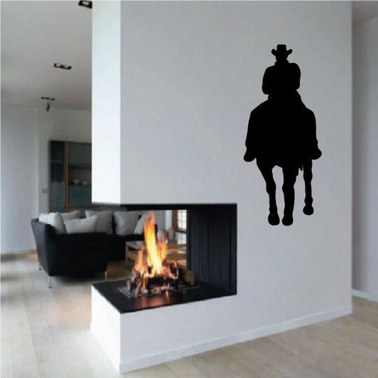 Image of Cowboy Wall Decal - Vinyl Decal - Car Decal - 147