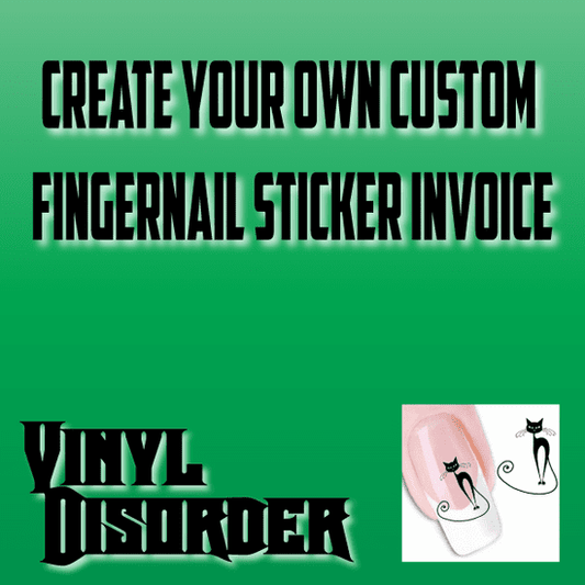 Create Your Own Fingernail Sticker Invoice