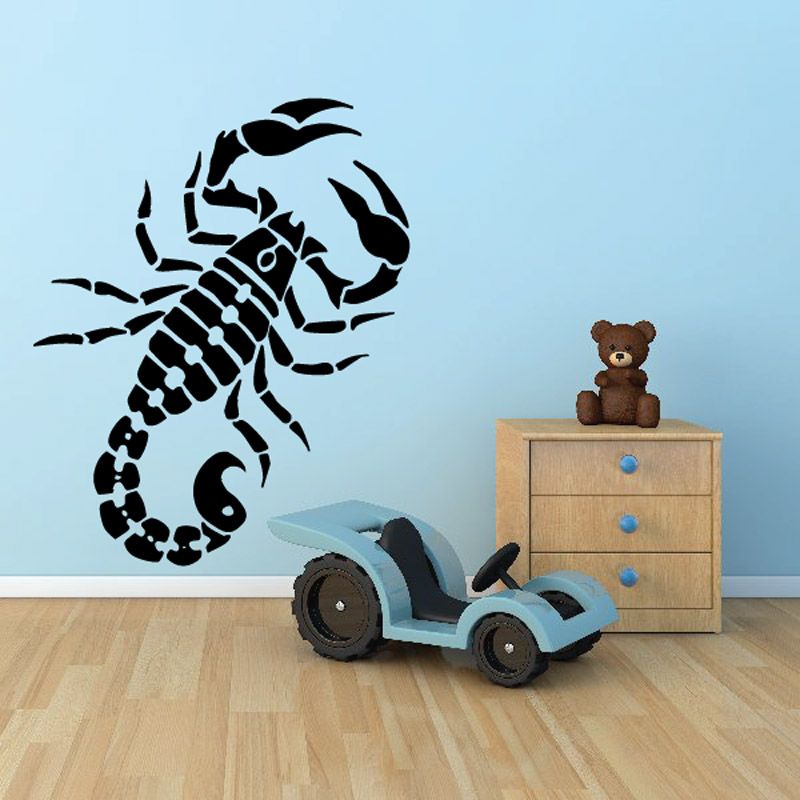 Image of Creepy Scorpion Crawling Decal