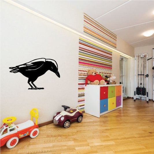 Image of Crow Watching Decal