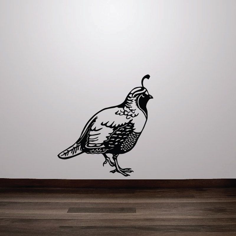 Image of Curious Quail Decal