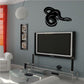 Curled python wall decal, black coiled snake outline with tail curled to the side