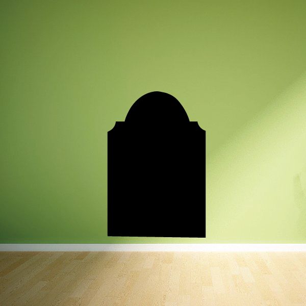 Image of Curved Top Tombstone Decal