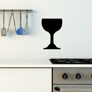 Black chalice cup decal silhouette