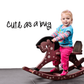 Wall decal with cursive “Cute as a bug” and ladybug spots