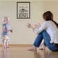 Heavenly King wall decal with crown and 'Daughter of Heavenly King'