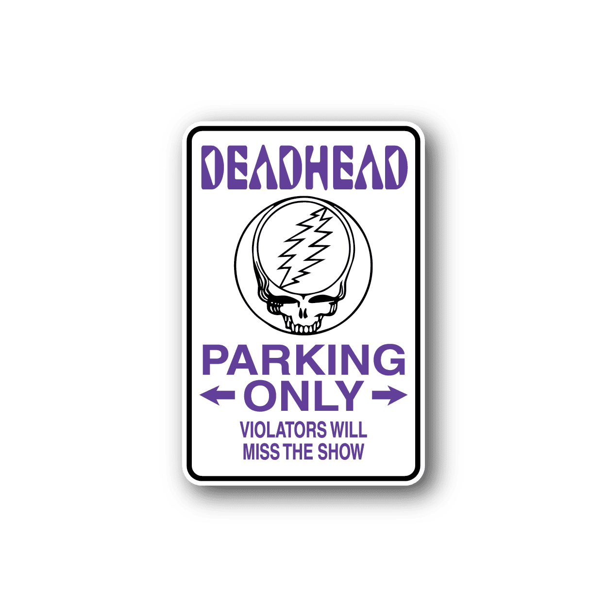 Image of Deadhead Parking Only Sticker