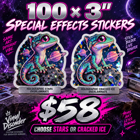 100 - 3" Special Effects Stickers