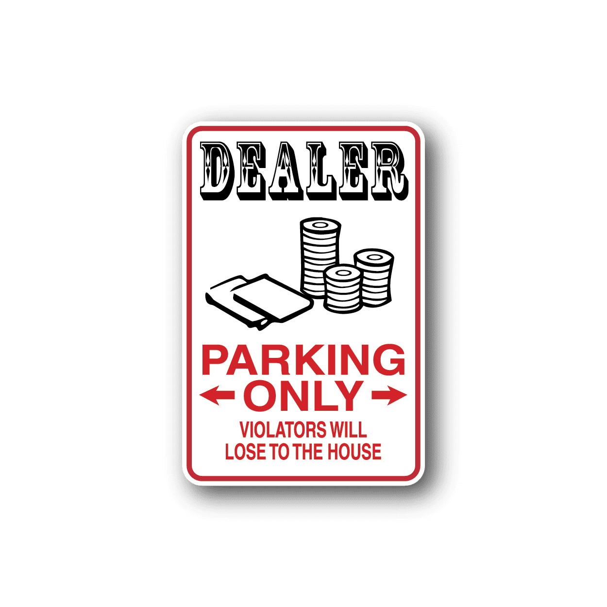 Image of Dealer Parking Only Sticker