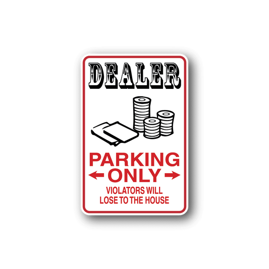 Image of Dealer Parking Only Sticker