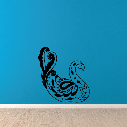 Image of Decorative Peacock Decal