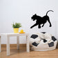 Black tiger silhouette wall decal