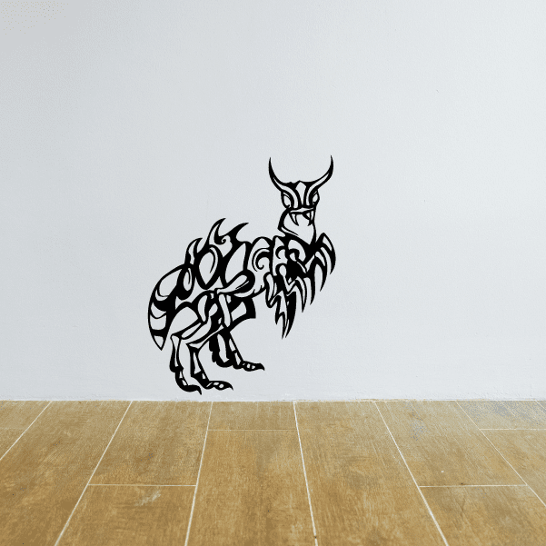 Image of Demon Standing Praying Mantis Decal