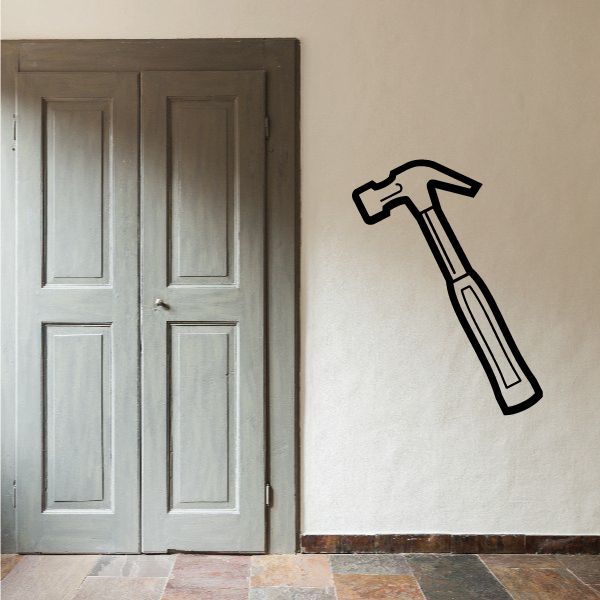 Image of Detailed Claw Hammer Decal