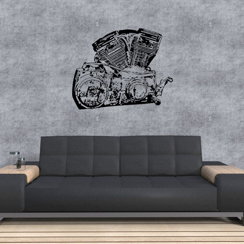 Image of Detailed V-Twin Decal