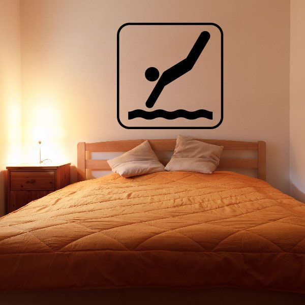 Image of Diving Sign Decal